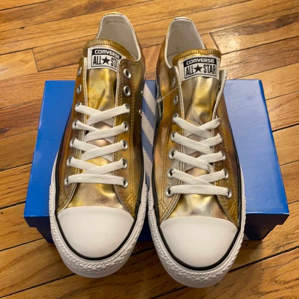 Converse Metallic Gold\White AllStar